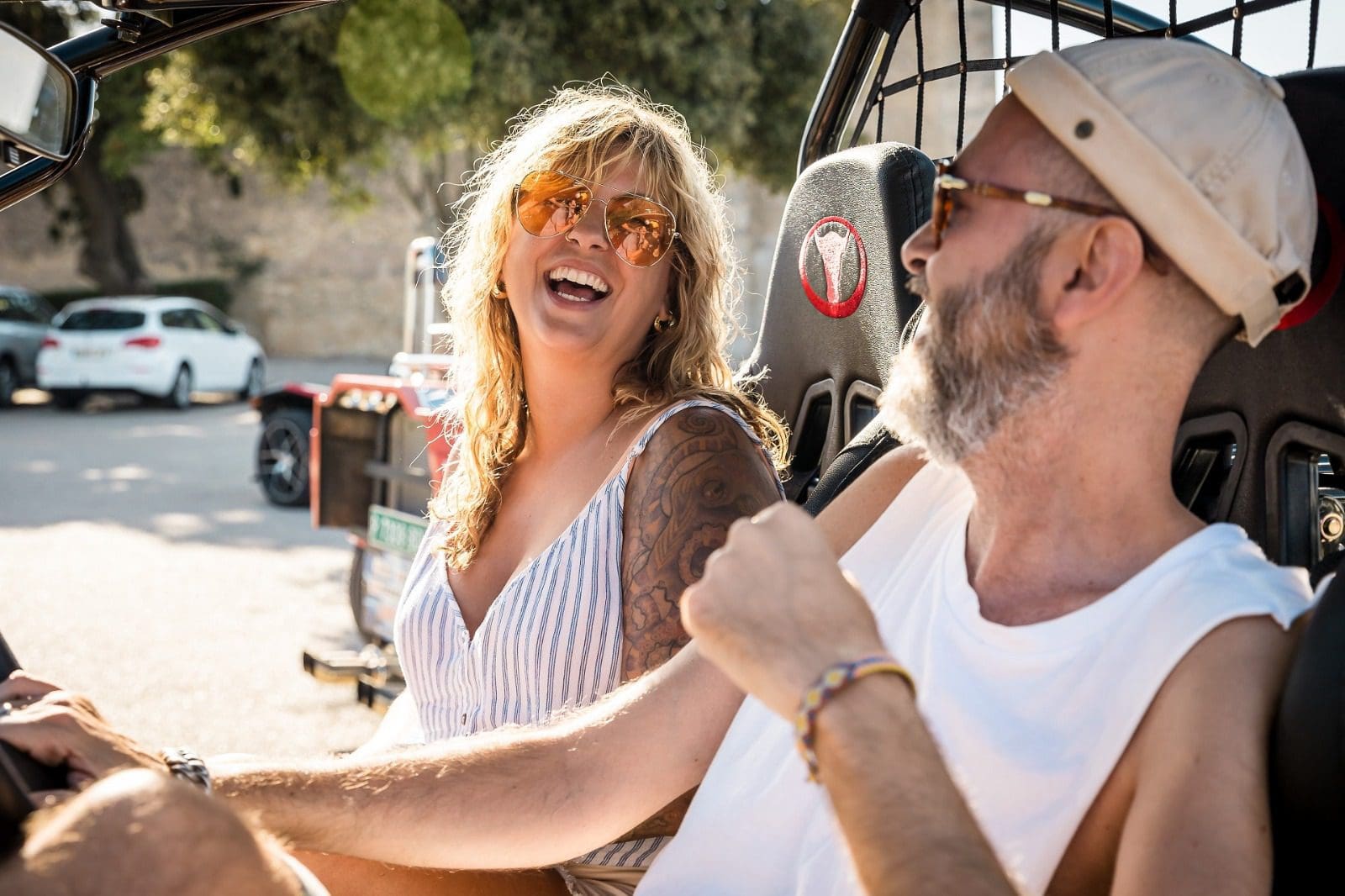 Buggy fahren zusammen